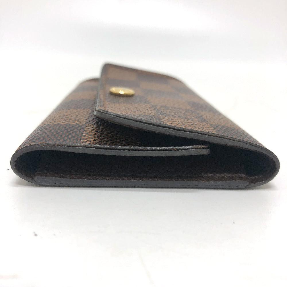 LOUIS VUITTON Key case Key holder  N62630 Damier canvas Brown Multicles6 6-key case Key holder unisex(Unisex)