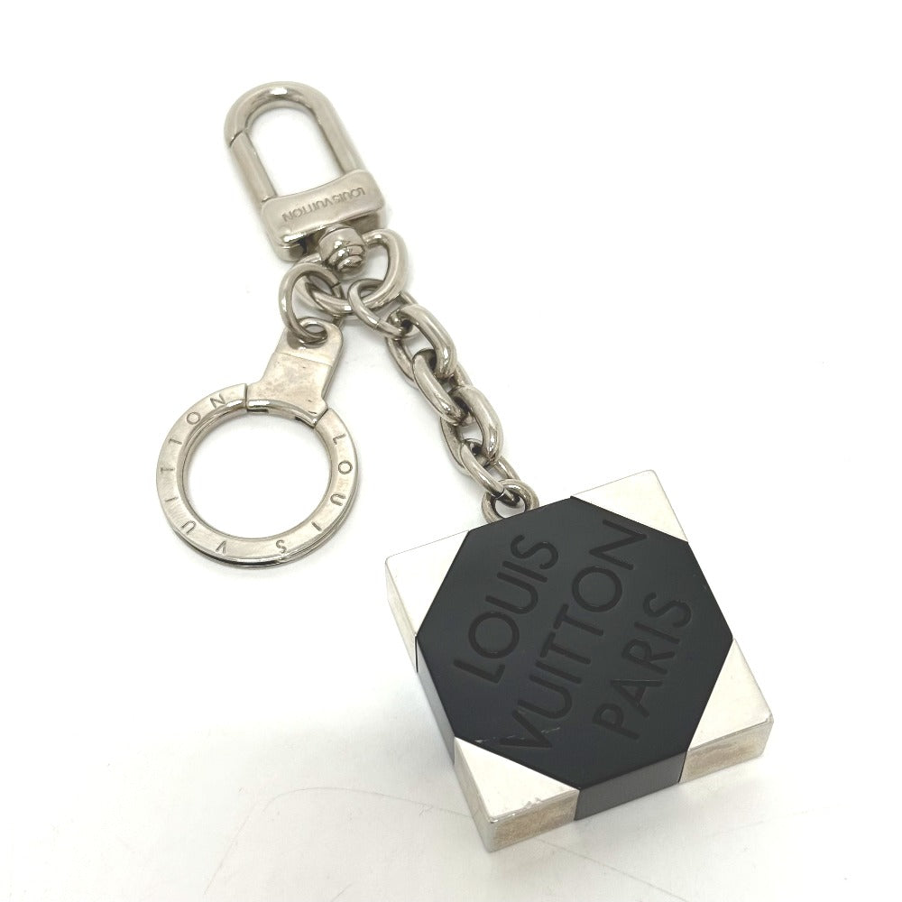LOUIS VUITTON Bag charm M66356 plastic black Porte Cle_Damier Ebene Women