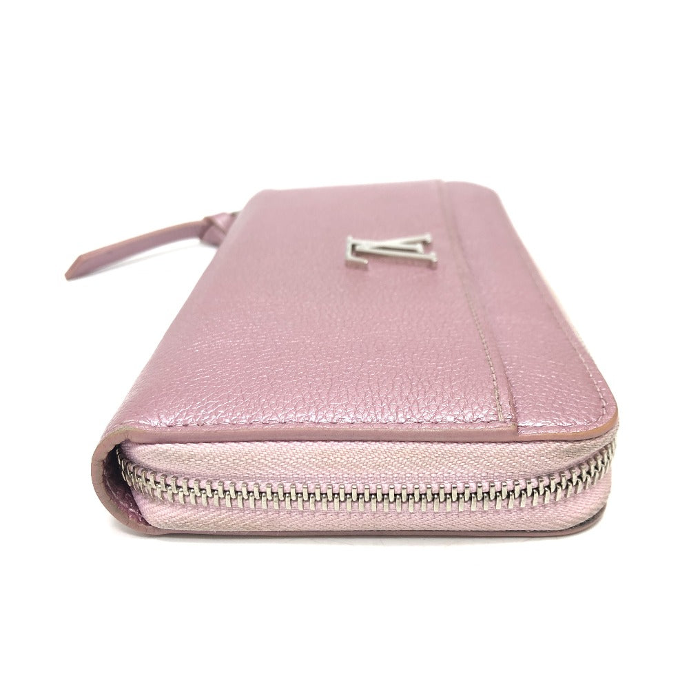 LOUIS VUITTON Long Wallet Purse M69812 leather pink Zippy Rock Me Women