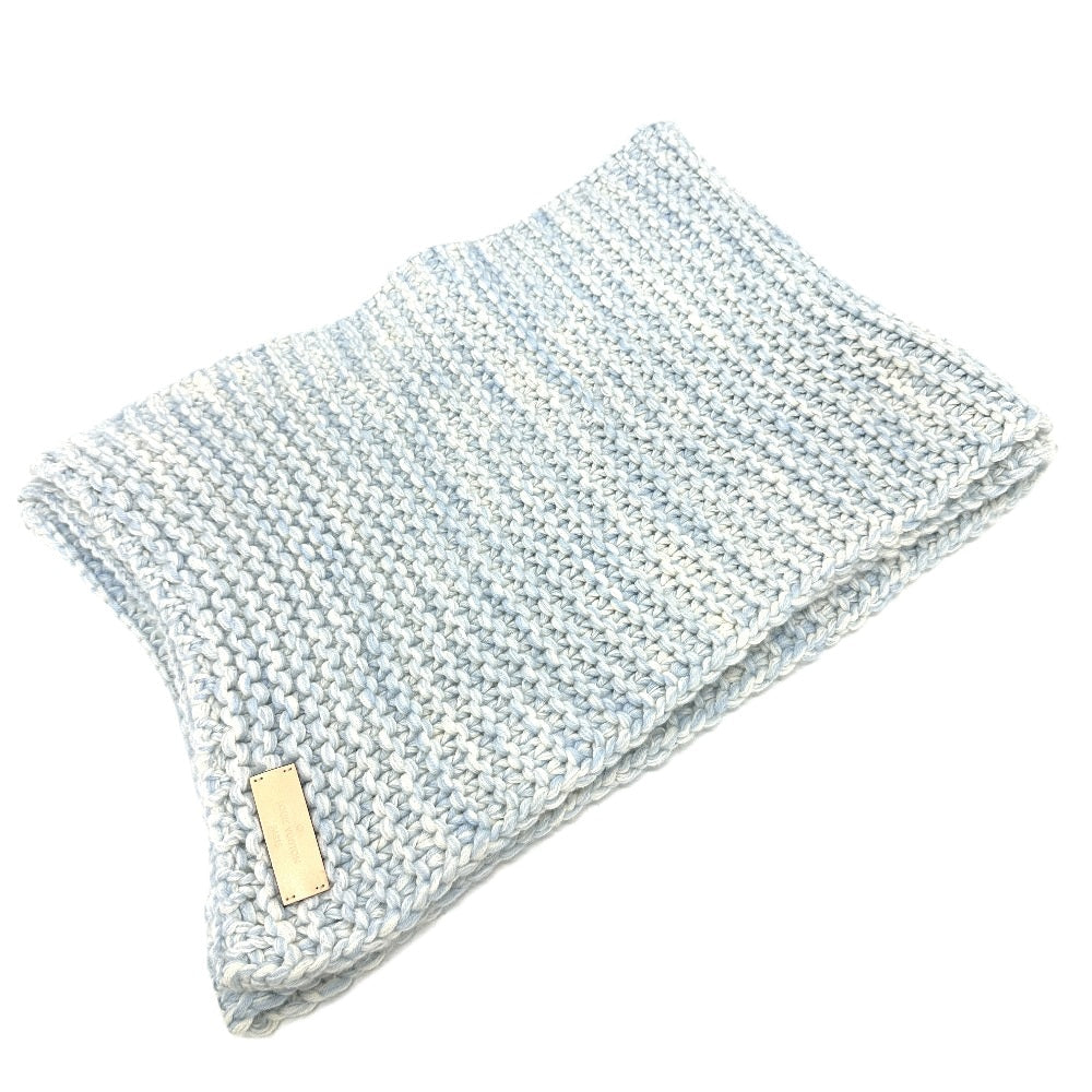LOUIS VUITTON Scarf M70433 cashmere blue Women