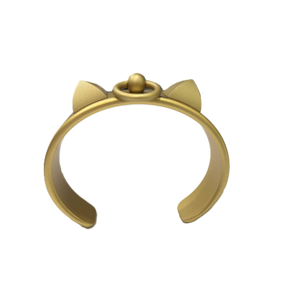HERMES Bangle Aluminum gold Medore Cory Edsian Women