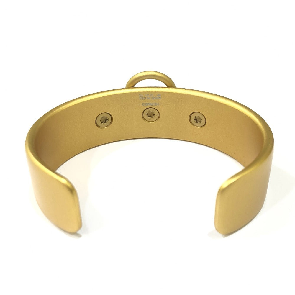 HERMES Bangle Aluminum gold Medore Cory Edsian Women