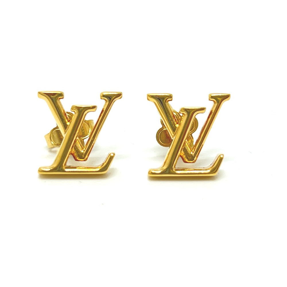LOUIS VUITTON Pierce M00610 metal gold LV Iconic Dorelle