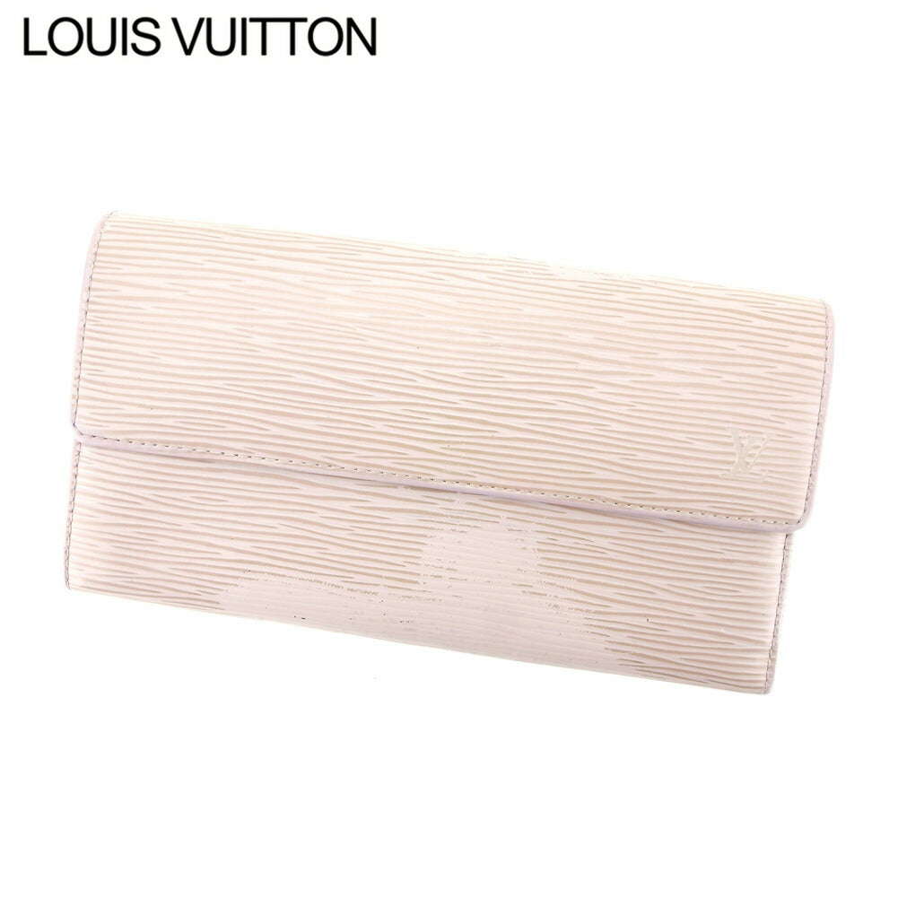 LOUIS VUITTON Long Wallet Purse M6357B Purple Gray Silver Pochette Porto MonÃÂ©credi