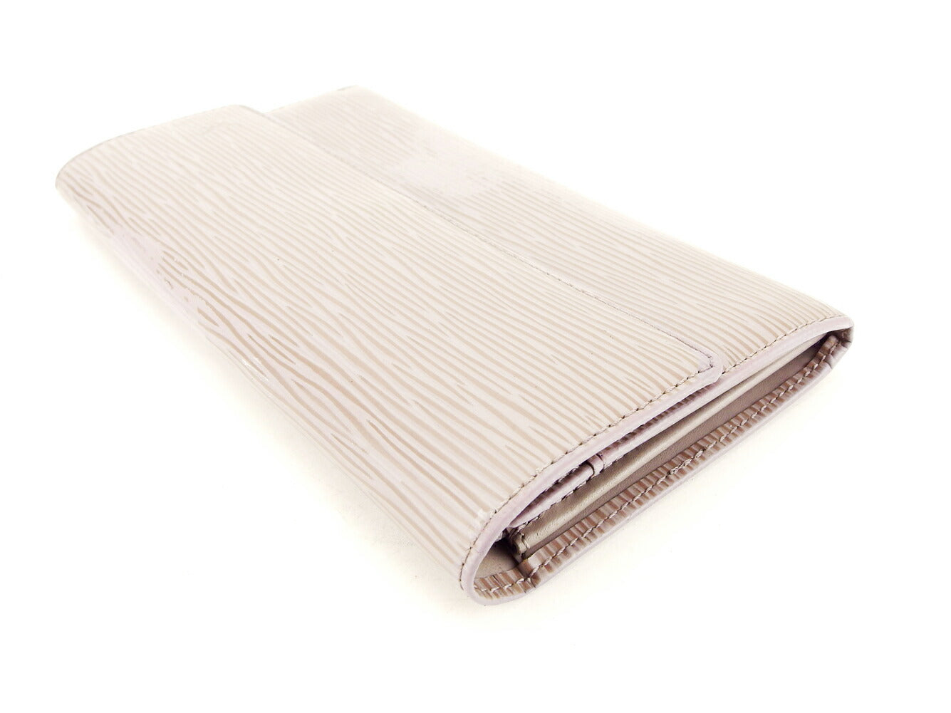 LOUIS VUITTON Long Wallet Purse M6357B Purple Gray Silver Pochette Porto MonÃÂ©credi