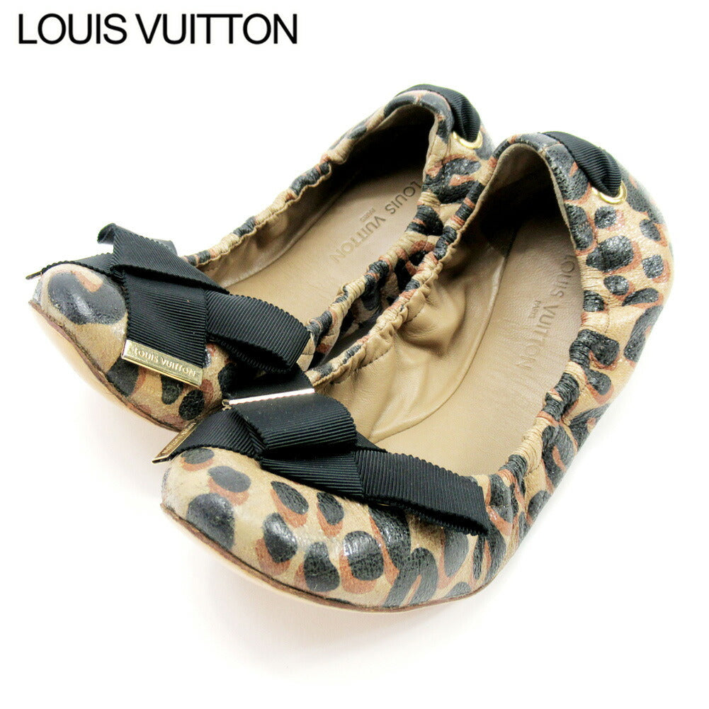 LOUIS VUITTON pumps Beige black M