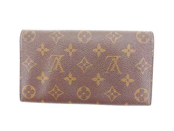 LOUIS VUITTON Long Wallet Purse M61724 Brown Pochette Porto MonÃÂ©credi