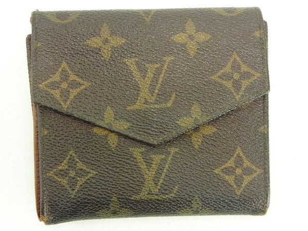 LOUIS VUITTON Bifold Wallet M61660 Brown /Bolt Monevier (old type)