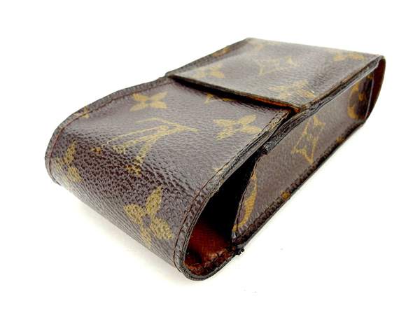 LOUIS VUITTON Cigarette case M63024 Brown Etui cigarette
