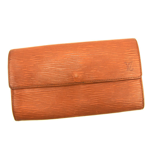 LOUIS VUITTON Long Wallet Purse M63573 Kenya Brown Pochette Porto MonÃÂ©credi