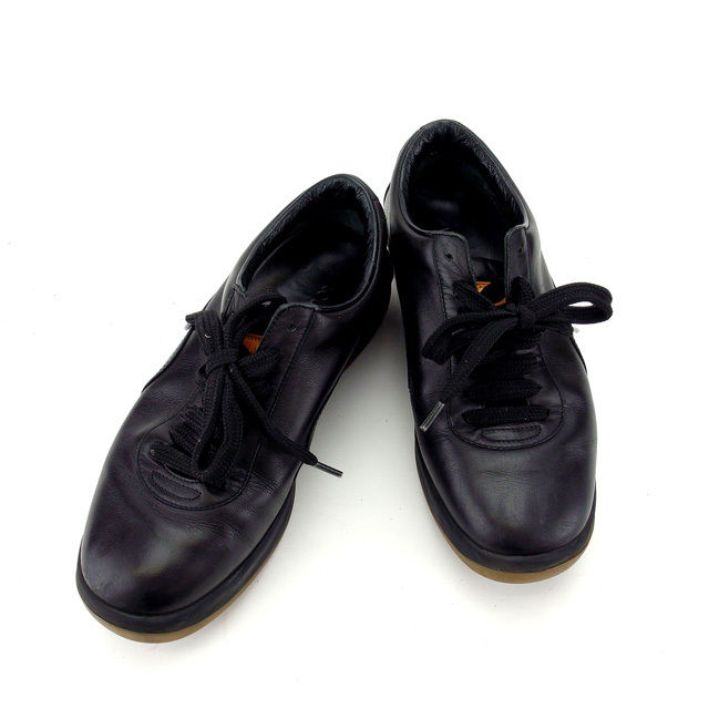 LOUIS VUITTON sneakers Black beige 35 1/2