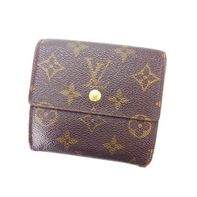 LOUIS VUITTON Bifold Wallet M61652 Brown Porte Monnaie Billets Cartes Credit