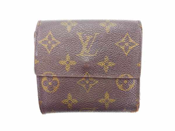 LOUIS VUITTON Bifold Wallet M61652 Brown Porte Monnaie Billets Cartes Credit
