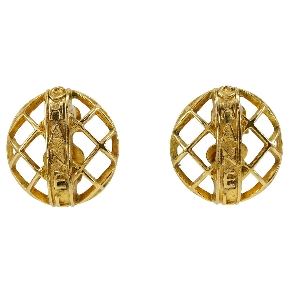 CHANEL Earring Plated Gold gold Women