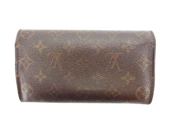 LOUIS VUITTON Long Wallet Purse M61725 Brown Pochette Porto MonÃÂ©credi