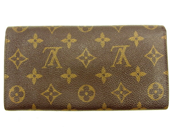 LOUIS VUITTON Long Wallet Purse M61724 Brown Pochette Porto MonÃÂ©credi