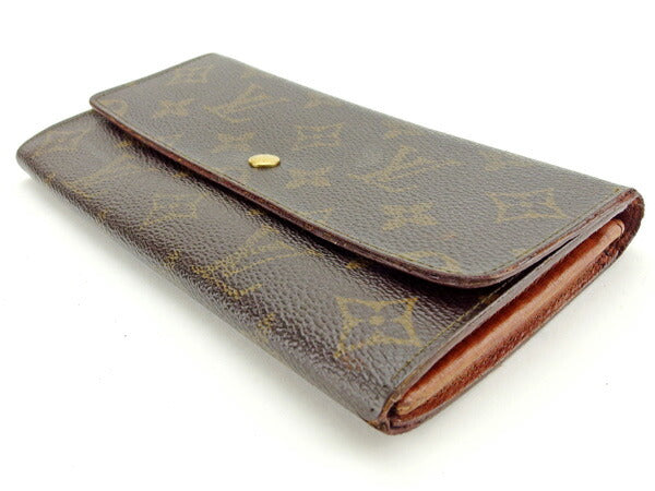LOUIS VUITTON Long Wallet Purse M61724 Brown Pochette Porto MonÃÂ©credi