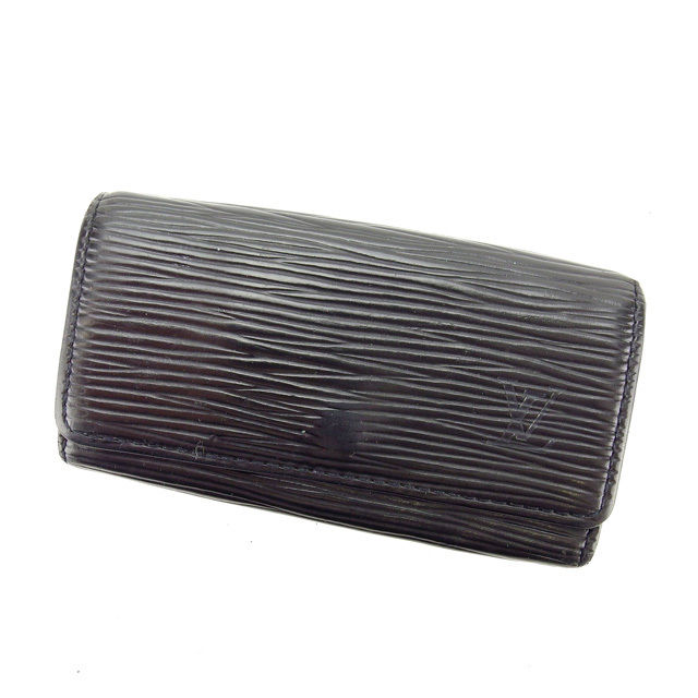 LOUIS VUITTON Key case Key holder M63822 black Multicles4