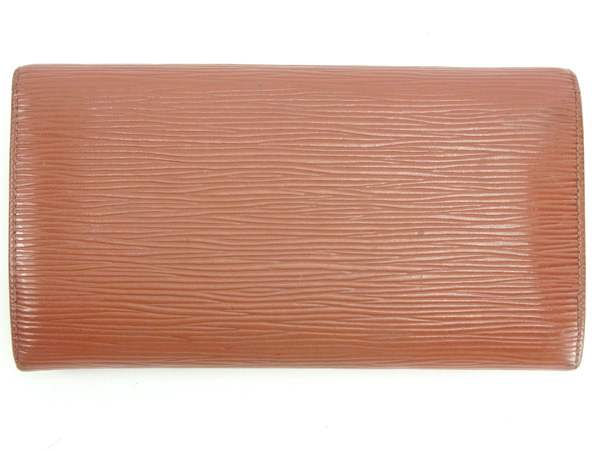 LOUIS VUITTON Long Wallet Purse M63573 Brown Pochette Porto MonÃÂ©credi