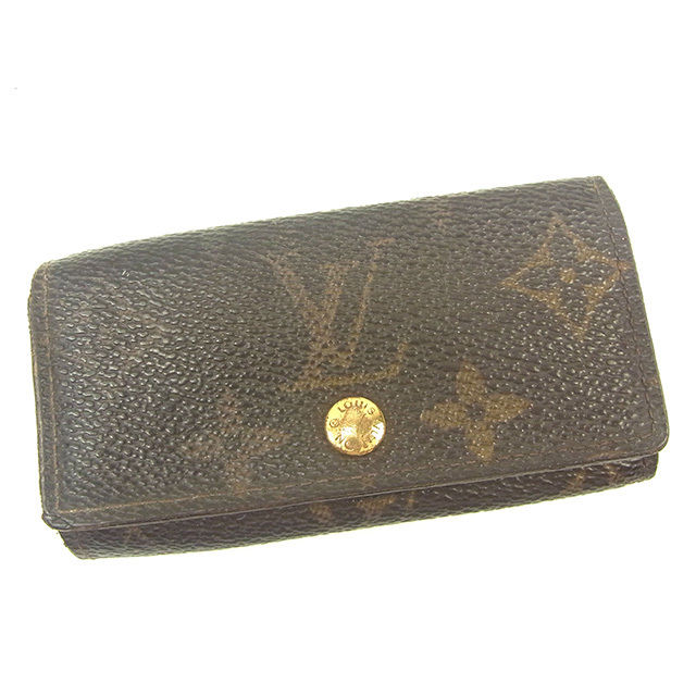 LOUIS VUITTON Key case Key holder M62631 Brown Multicles4