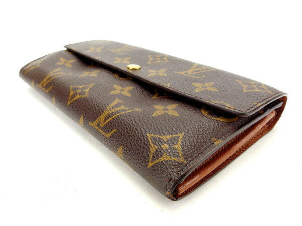 LOUIS VUITTON Long Wallet Purse M61725 Monogram canvas Brown Pochette Porto MonÃÂ©credi
