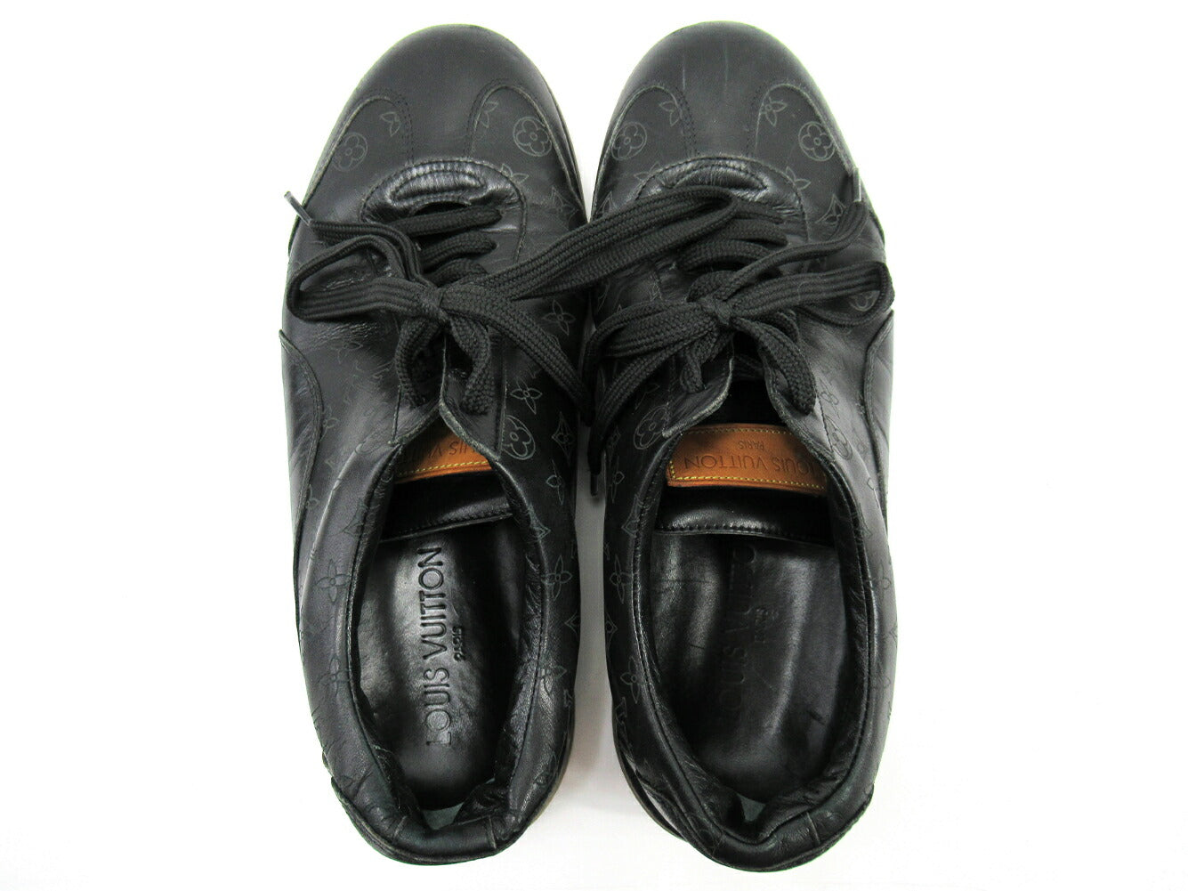 LOUIS VUITTON sneakers black 5 1/2