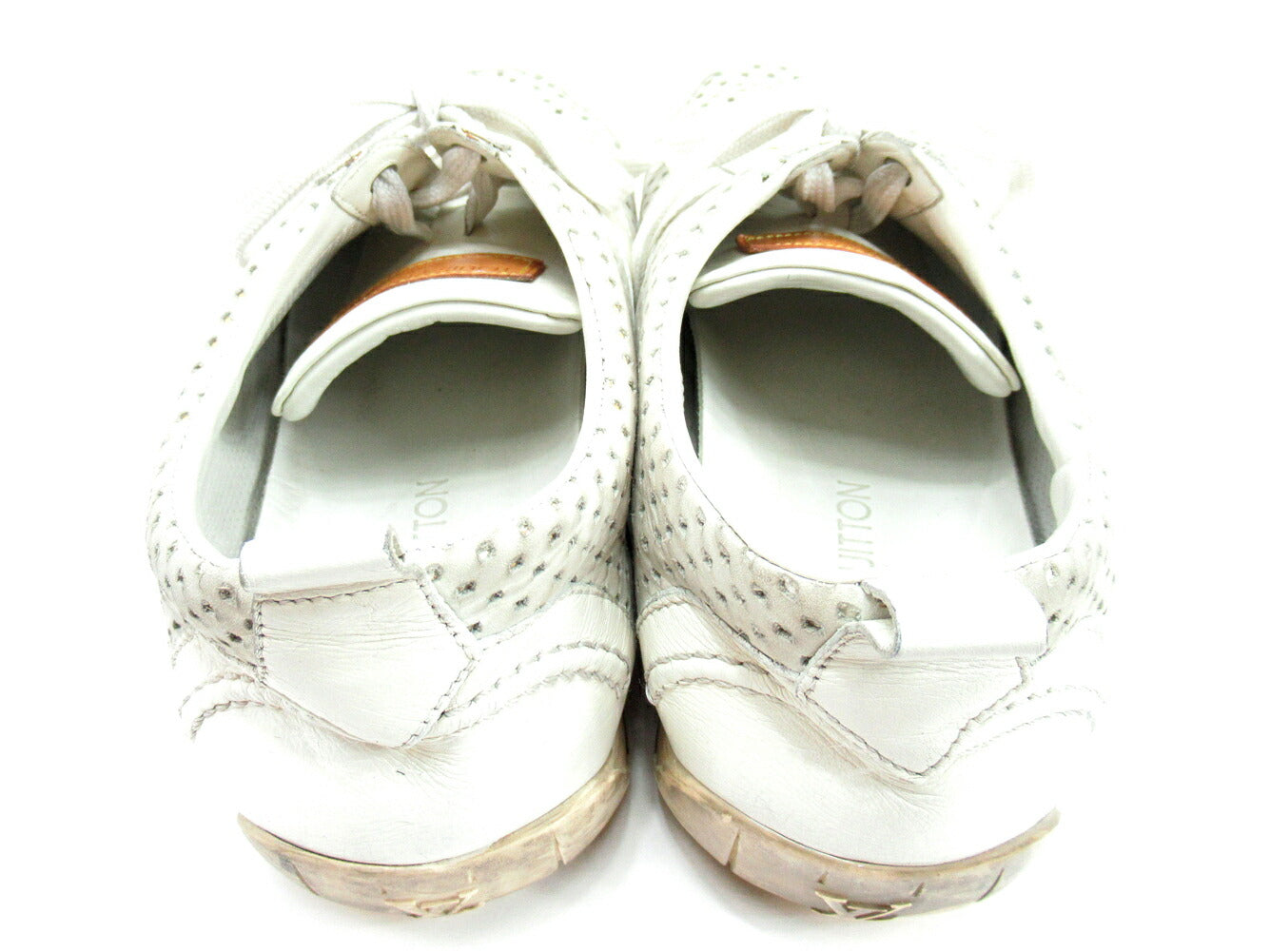LOUIS VUITTON sneakers White gray 7 1/2