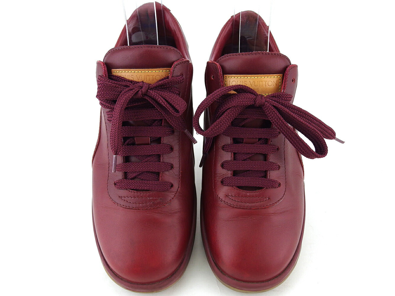 LOUIS VUITTON sneakers Bordeaux Beige Brown #36 Low-cut 36