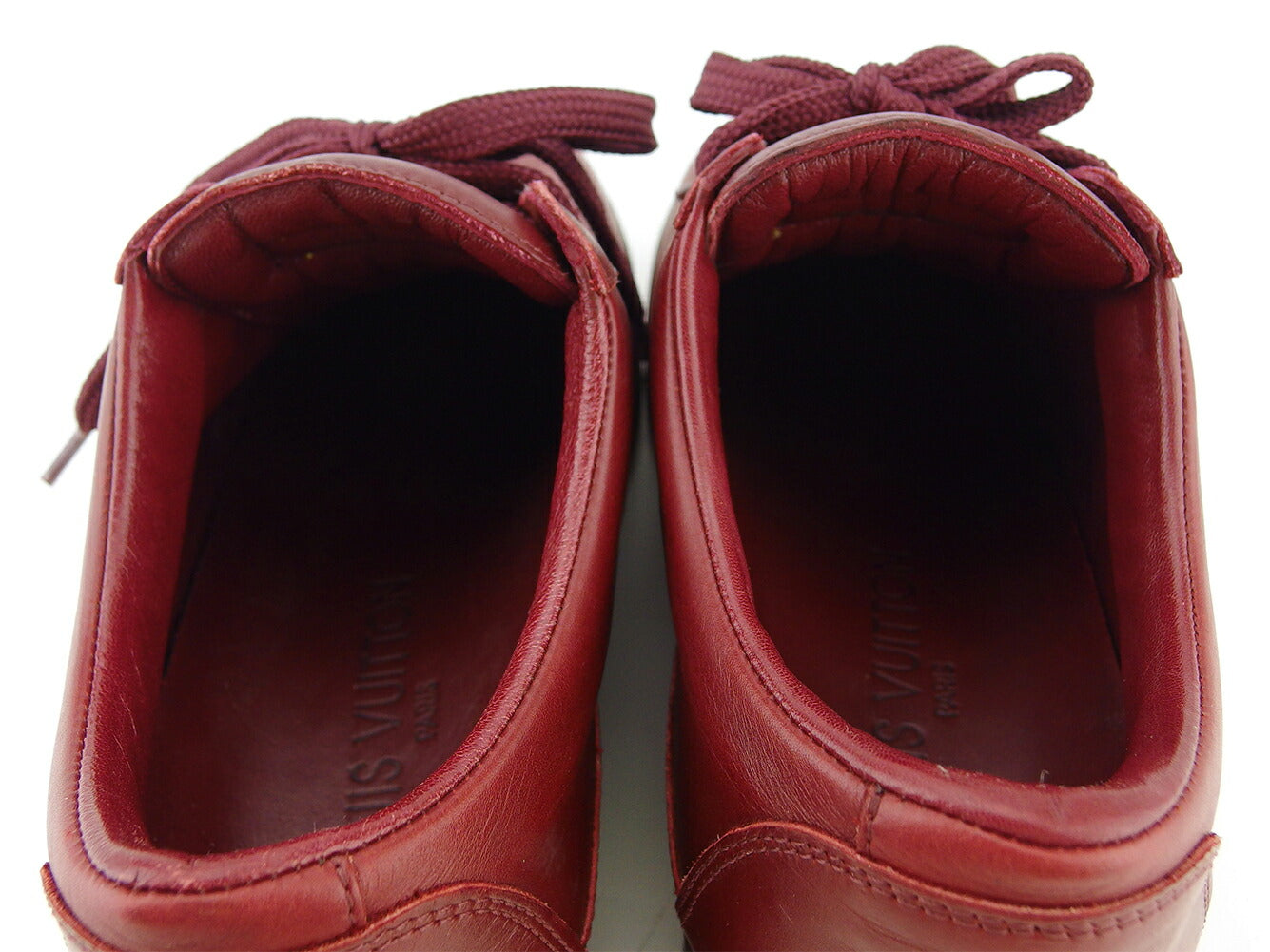 LOUIS VUITTON sneakers Bordeaux Beige Brown #36 Low-cut 36