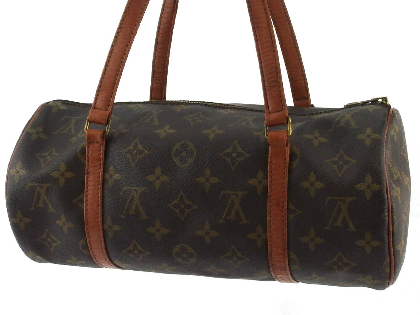 LOUIS VUITTON Handbag M51365 Brown beige gold Papillon 30 old type