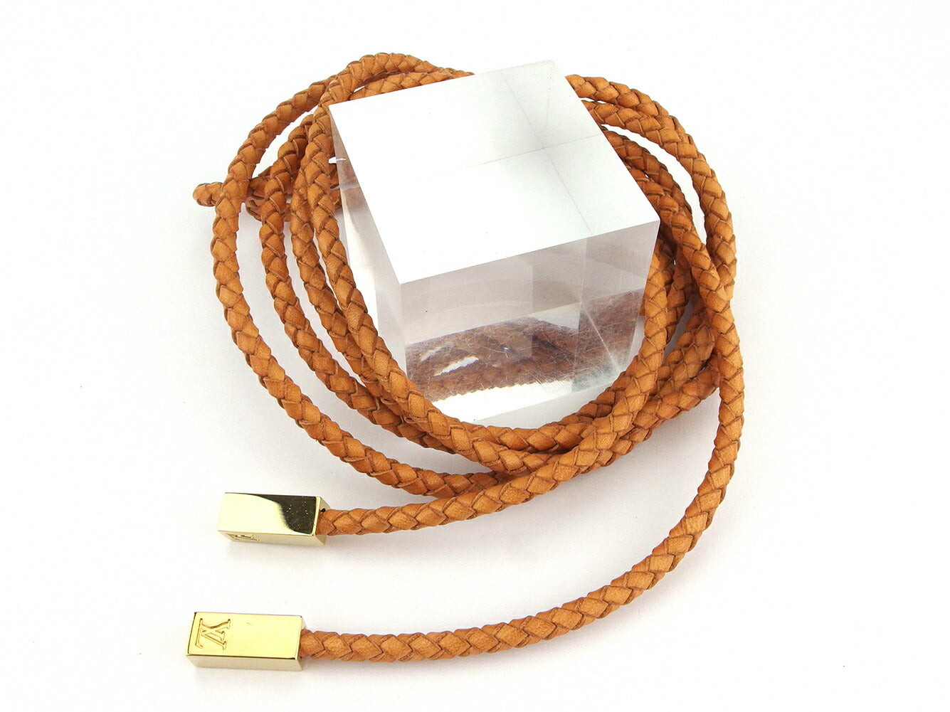 LOUIS VUITTON belt M67302 beige Saintur VVN Trece