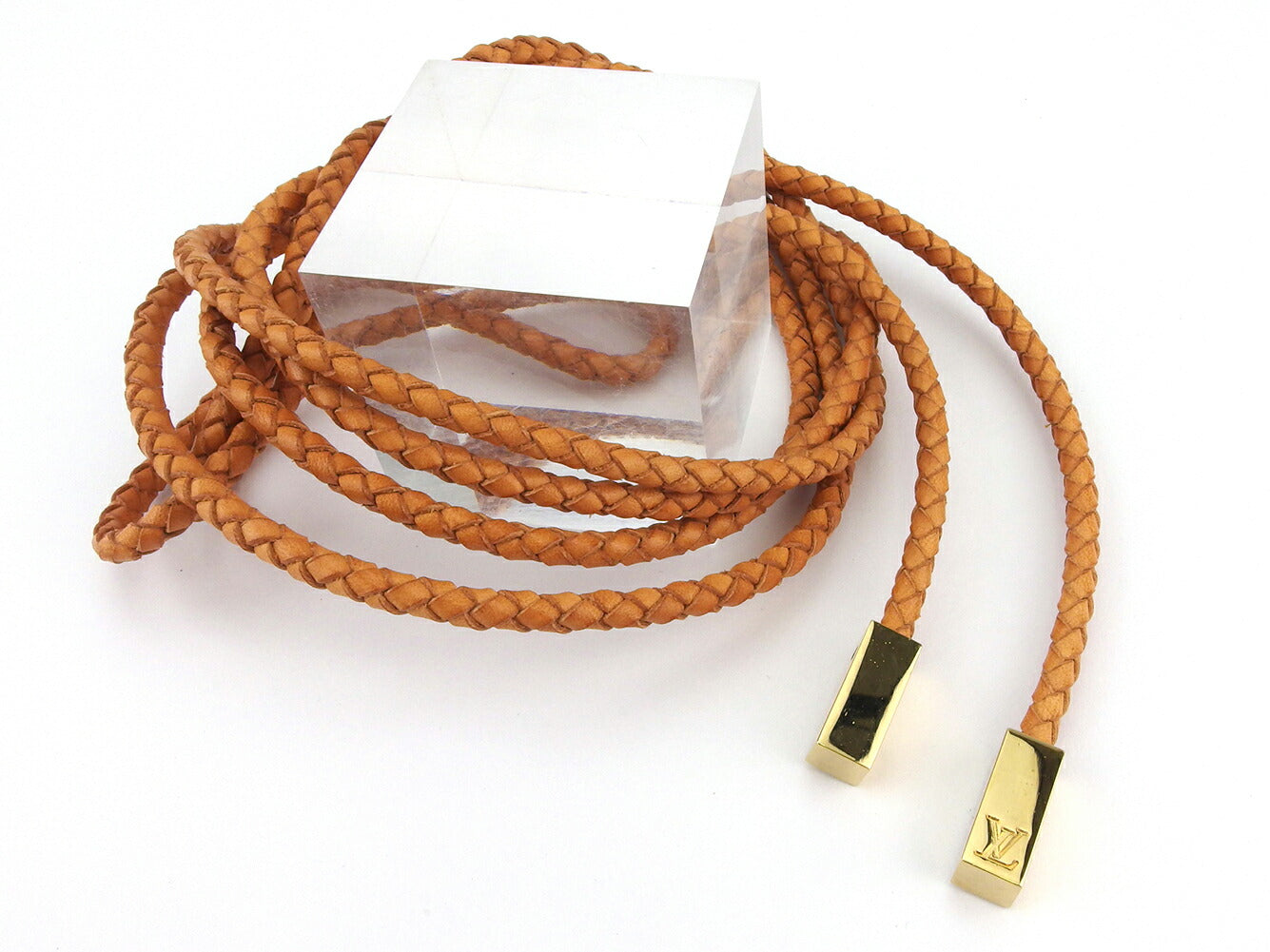 LOUIS VUITTON belt M67302 beige Saintur VVN Trece