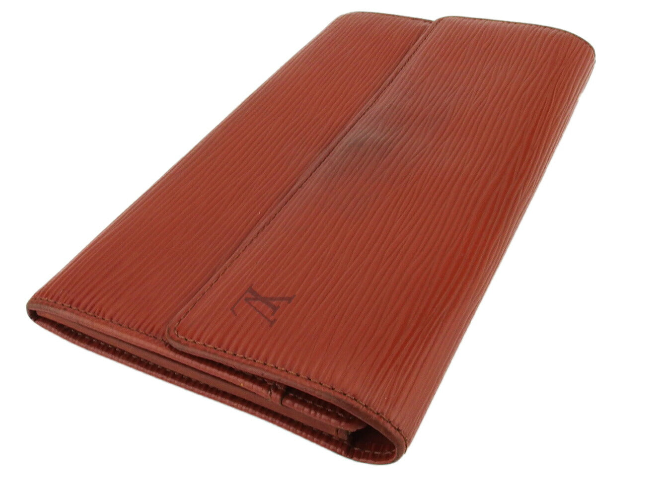 LOUIS VUITTON Long Wallet Purse M63573 Brown gold Pochette Porto MonÃÂ©credi