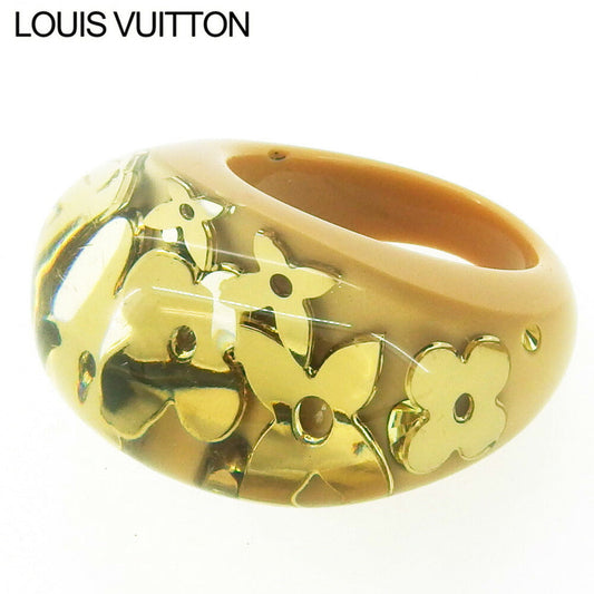 LOUIS VUITTON Ring M65311 Beige gold #15-16 Berg Unclusion