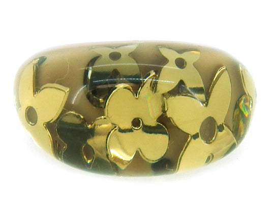 LOUIS VUITTON Ring M65311 Beige gold #15-16 Berg Unclusion