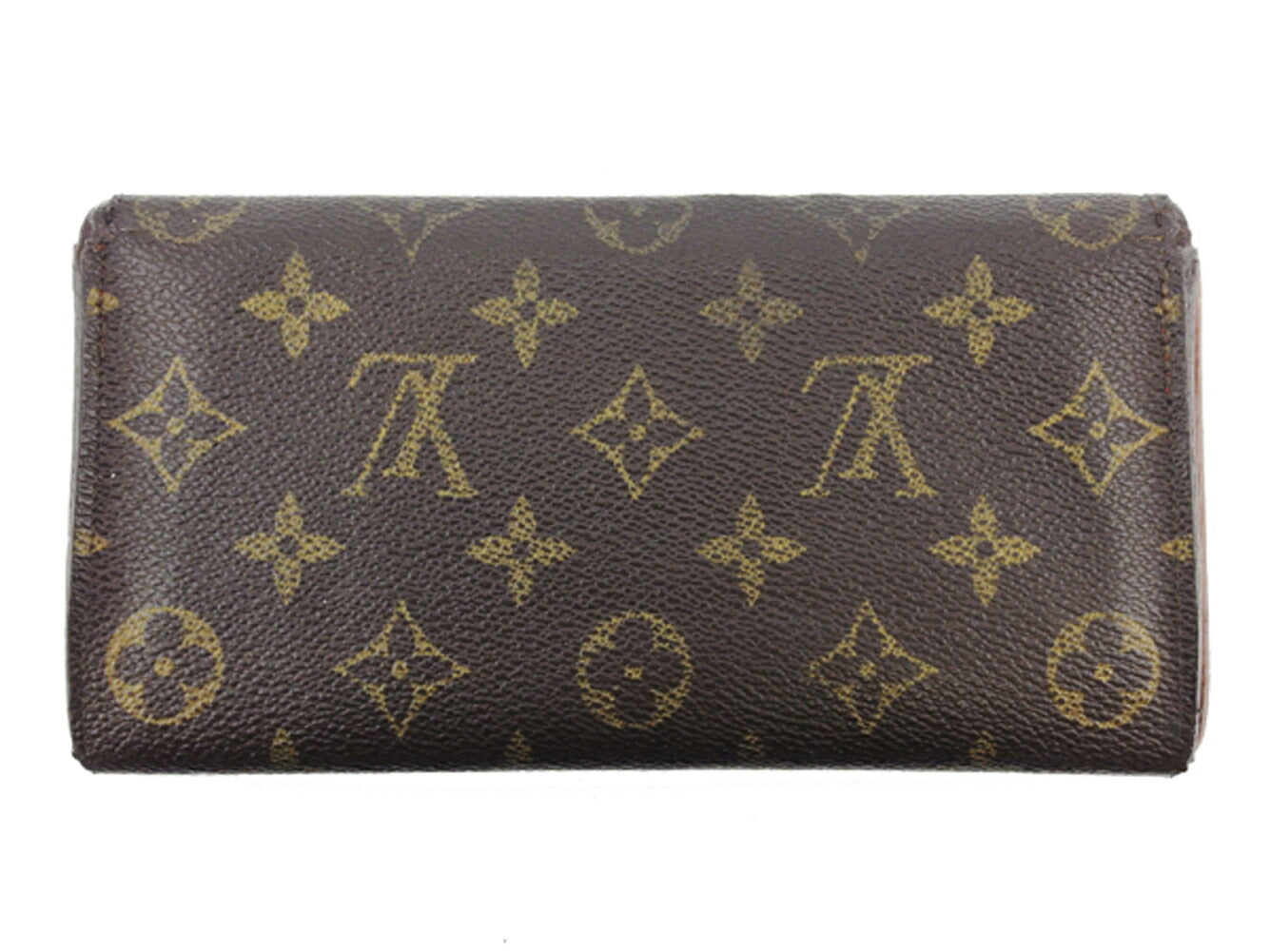 LOUIS VUITTON Long Wallet Purse M61724 Brown beige gold Pochette Porto MonÃÂ©credi