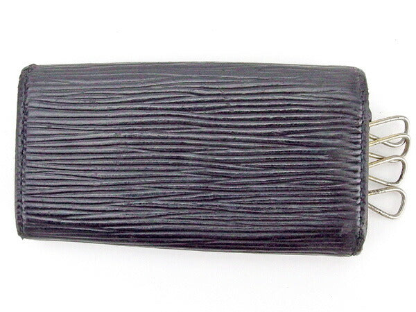 LOUIS VUITTON Key case Key holder M63822 Noir (Black) Multicles4