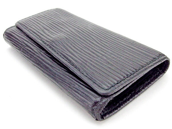 LOUIS VUITTON Key case Key holder M63822 Noir (Black) Multicles4