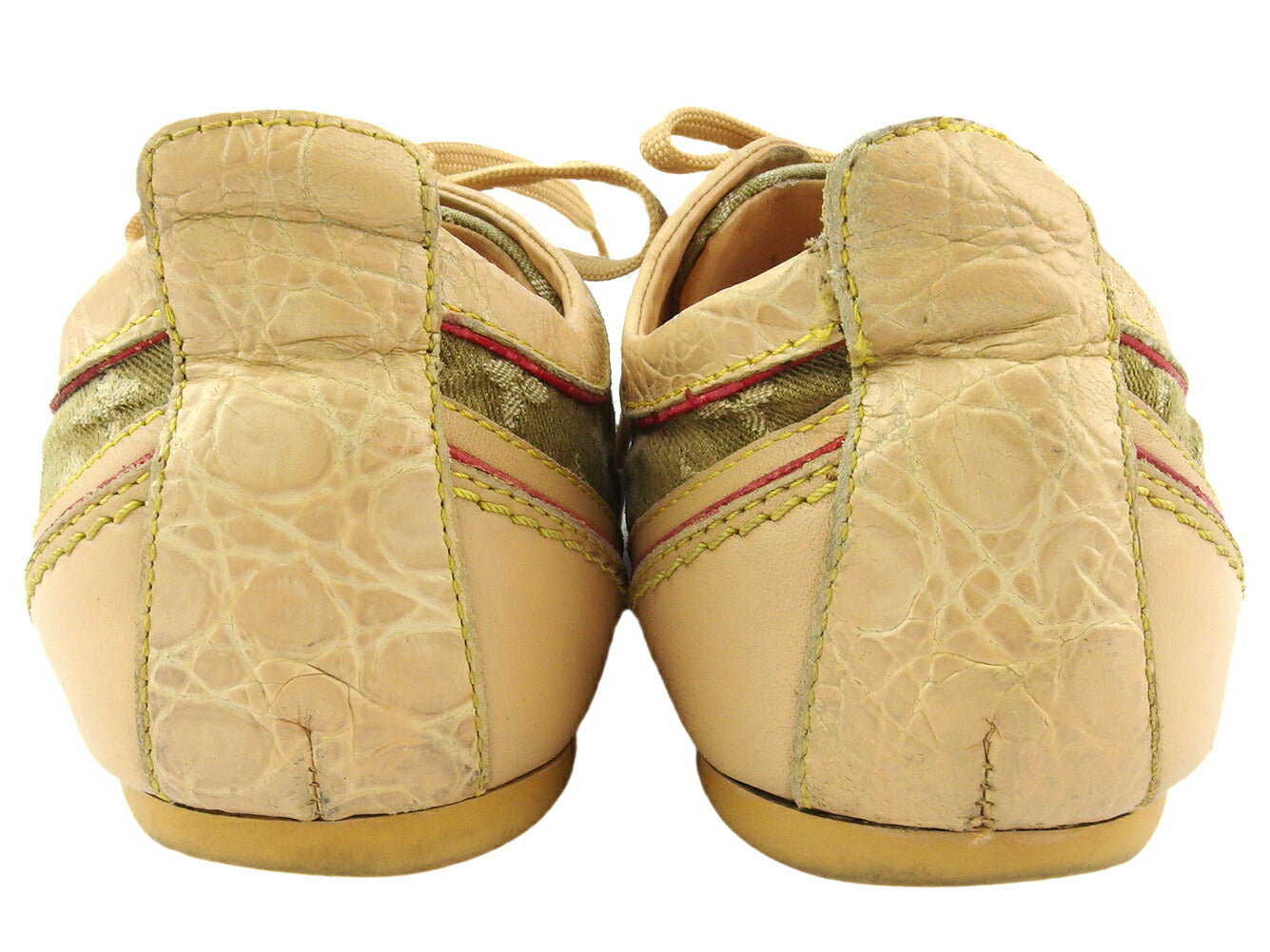 LOUIS VUITTON sneakers Leather, Canvas multicolor #35 Low-cut 35
