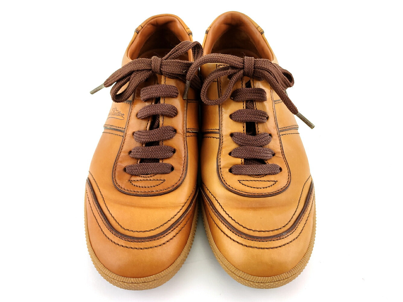 LOUIS VUITTON sneakers Light brown brown #34 Low-cut
