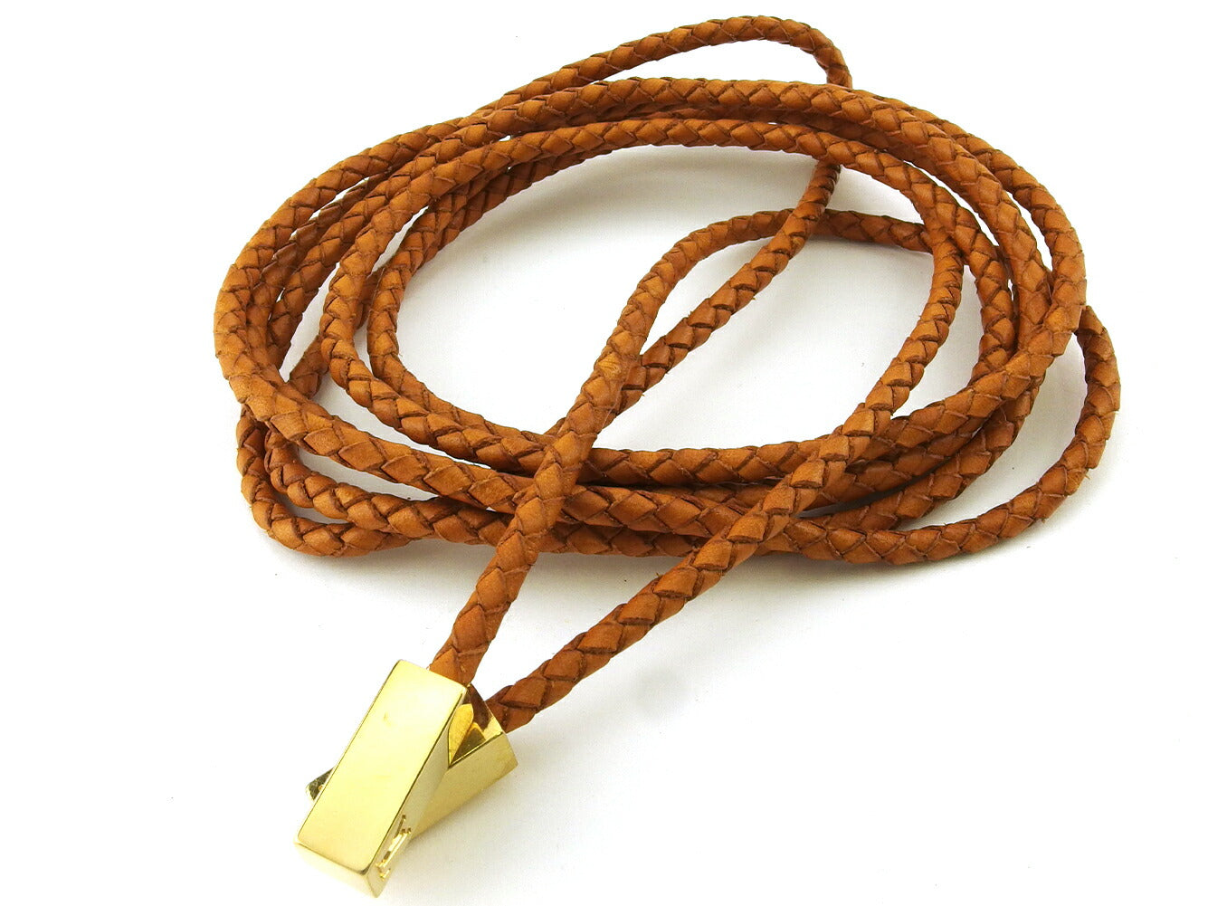 LOUIS VUITTON belt M67302 light brown Saintur VVN Trece