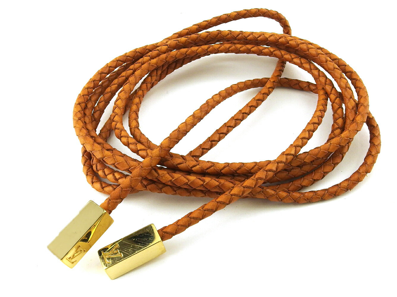LOUIS VUITTON belt M67302 light brown Saintur VVN Trece