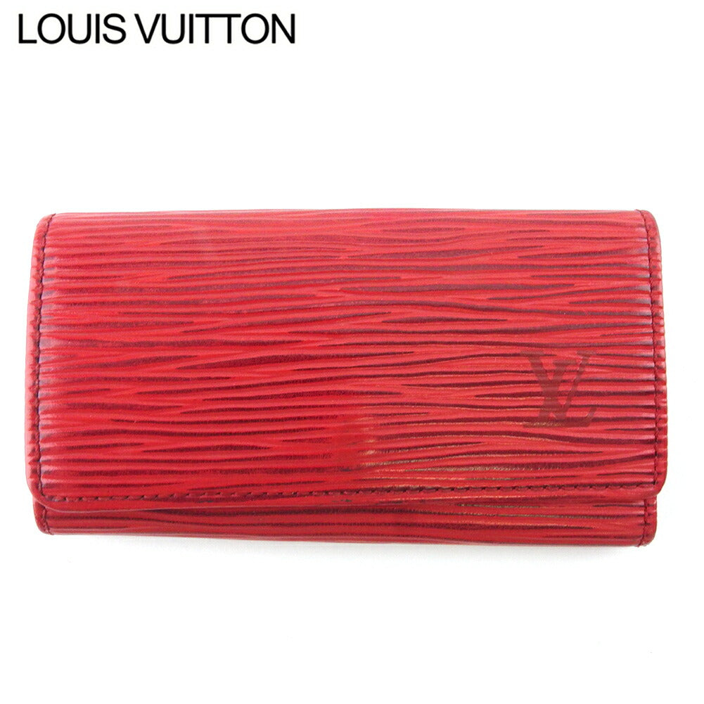 LOUIS VUITTON Key case Key holder  M63827 Red gold Multicles4