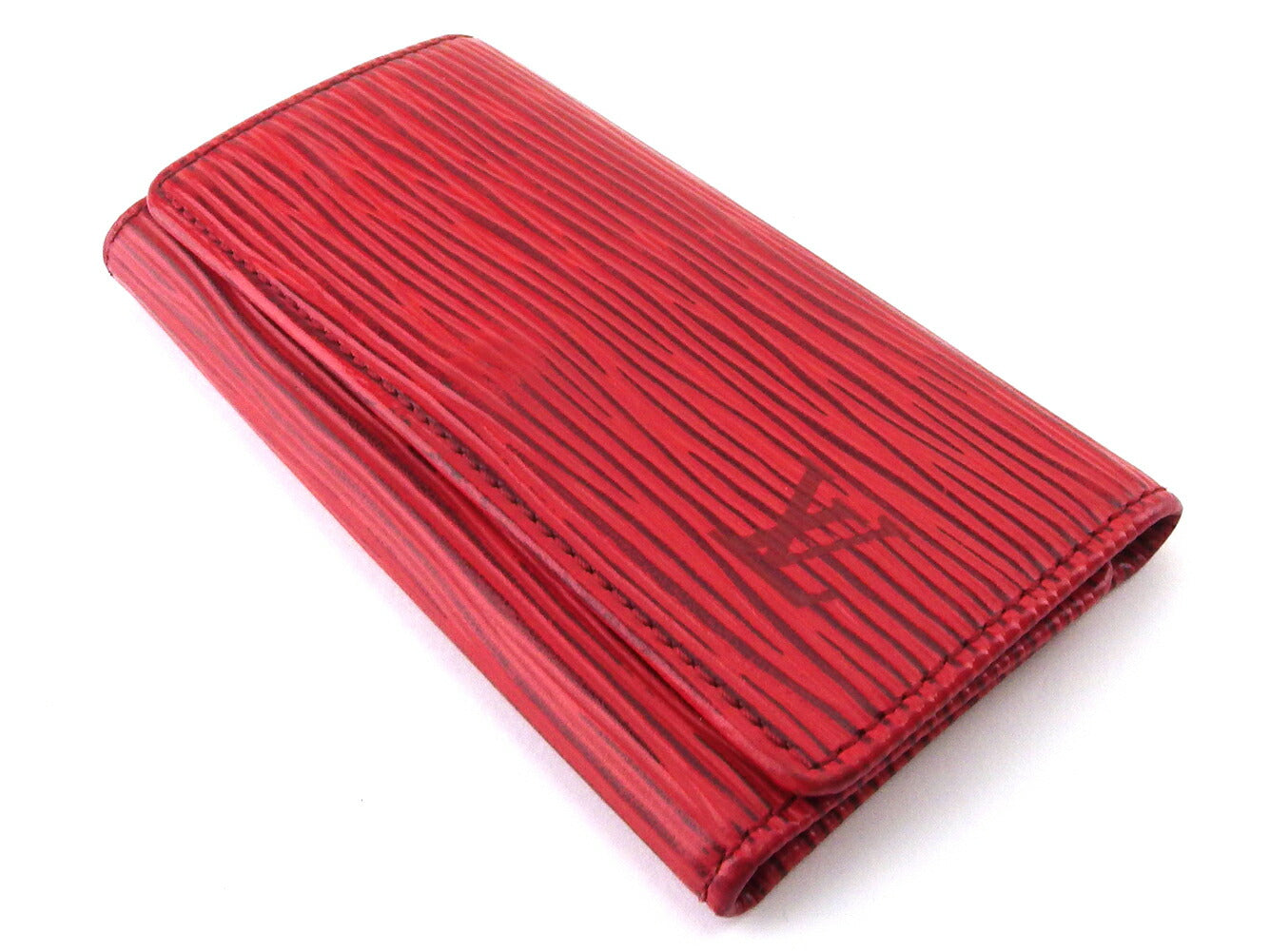 LOUIS VUITTON Key case Key holder  M63827 Red gold Multicles4