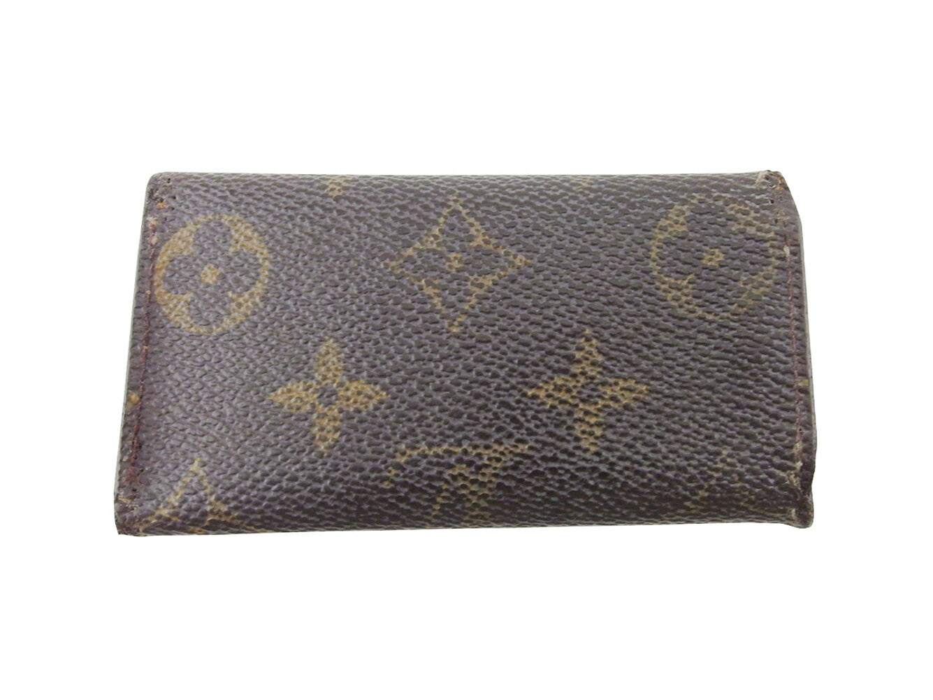 LOUIS VUITTON Key case Key holder  M62631 Brown beige gold Multicles4