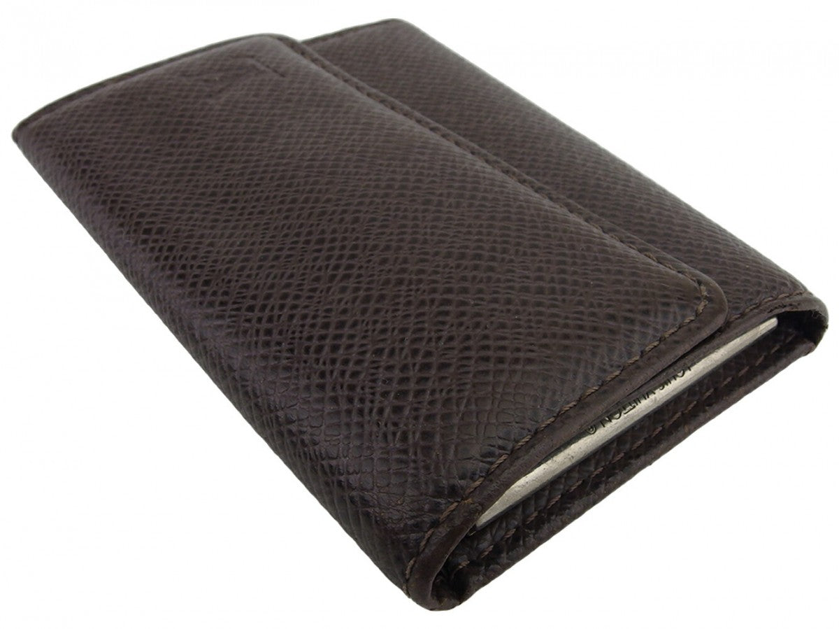 LOUIS VUITTON Key case Key holder  M30538 Brown silver Multicles6