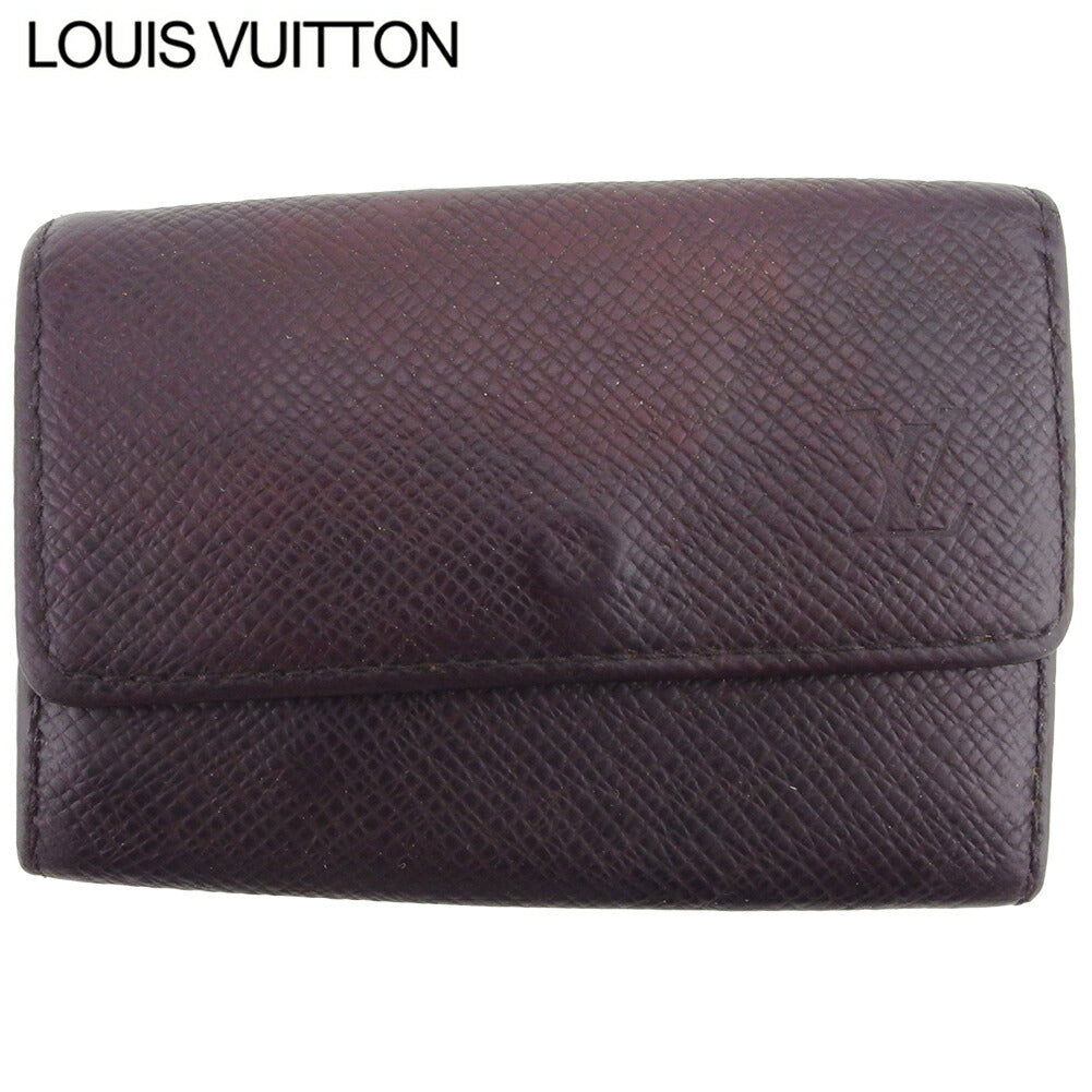 LOUIS VUITTON Key case Key holder  M30536 Brown purple gold Multicles6