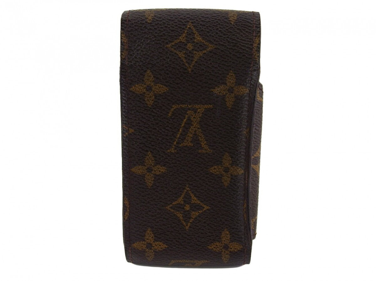 LOUIS VUITTON Cigarette case M63024 Brown beige Etui cigarette