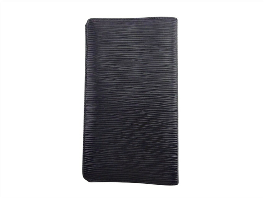 LOUIS VUITTON Bill Compartment R20522 Noir Epi Agenda Posh