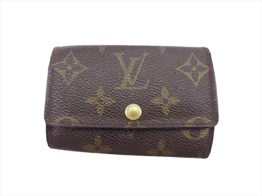 LOUIS VUITTON Key case Key holder  M62630 Brown beige gold Multicles6